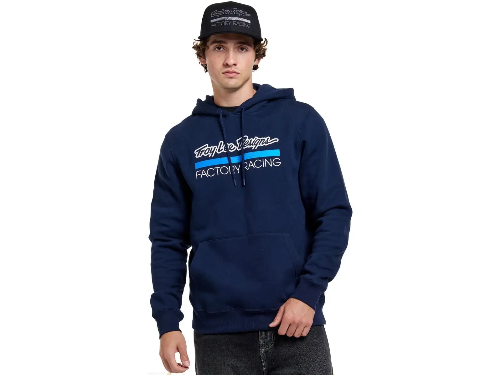 Troy Lee Designs Factory Racing kšiltovka Black/Gray