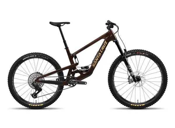 Santa Cruz Bronson 5 C MX GX AXS celoodpružené kolo Translucent Root Beer