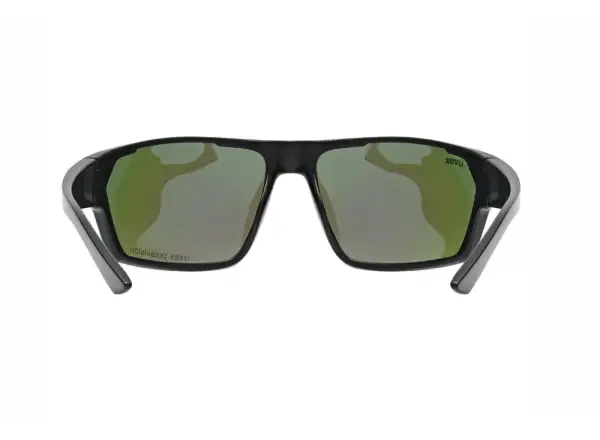 Uvex Sportstyle 233 Polavision brýle Black Matt/Mirror Green
