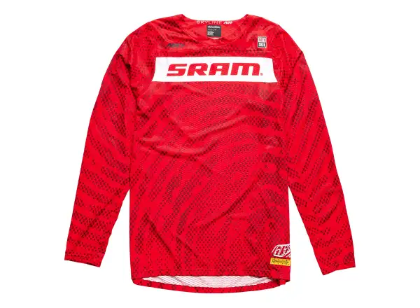 Troy Lee Designs Skyline Air SRAM pánský dres dlouhý rukáv Fiery Red