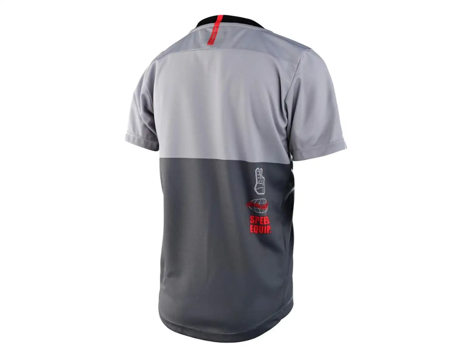 Troy Lee Designs Flowline dětský dres krátký rukáv Scripter Charcoal