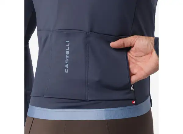 Castelli Espresso Thermal 2 pánský dres dlouhý rukáv Twilight blue