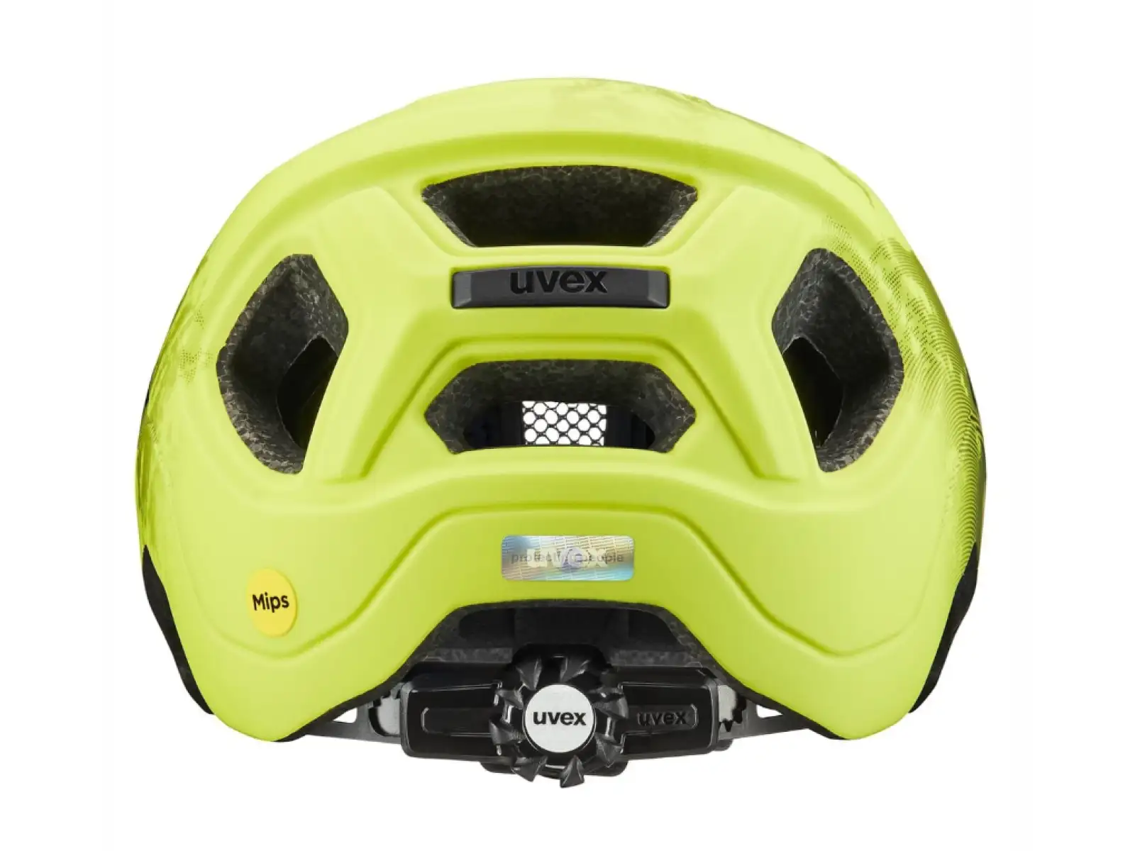 Uvex React Jr. MIPS MTB dětská přilba Lime/Black Matt