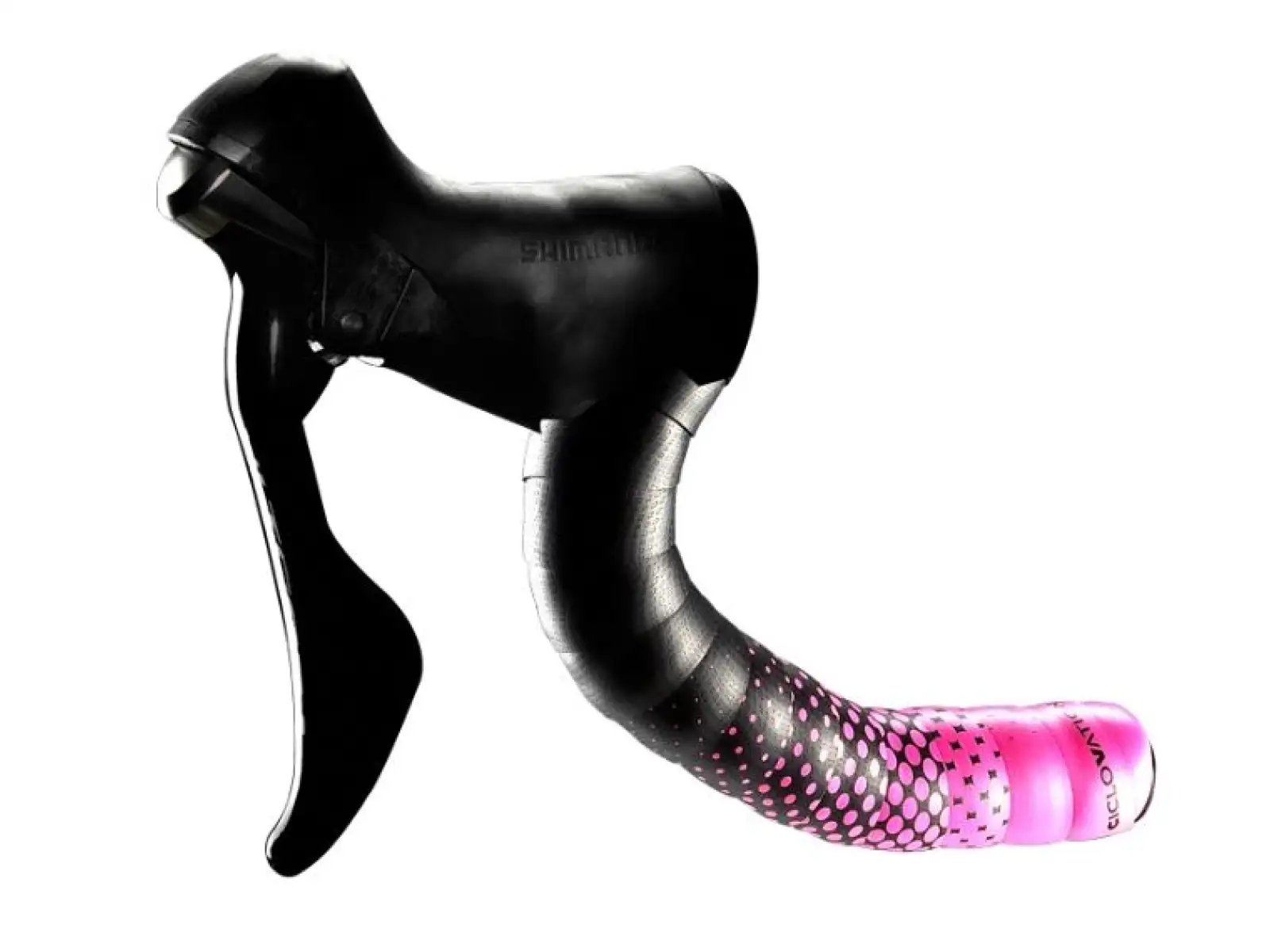 Ciclovation Advanced Leather Touch omotávka na řídítka černá/růžová
