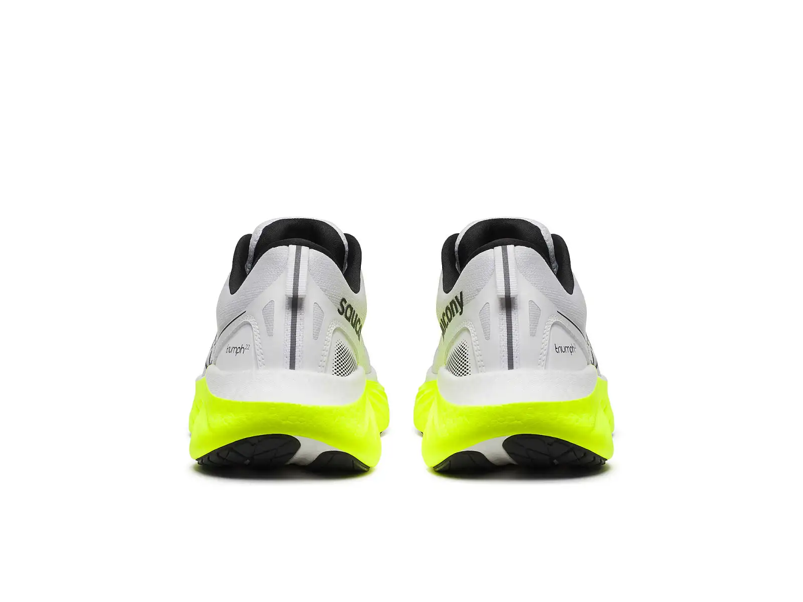 Saucony Triumph 22 pánská běžecká obuv White/Citron
