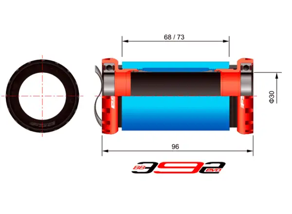 FSA MegaEVO 392 MTB středové složení