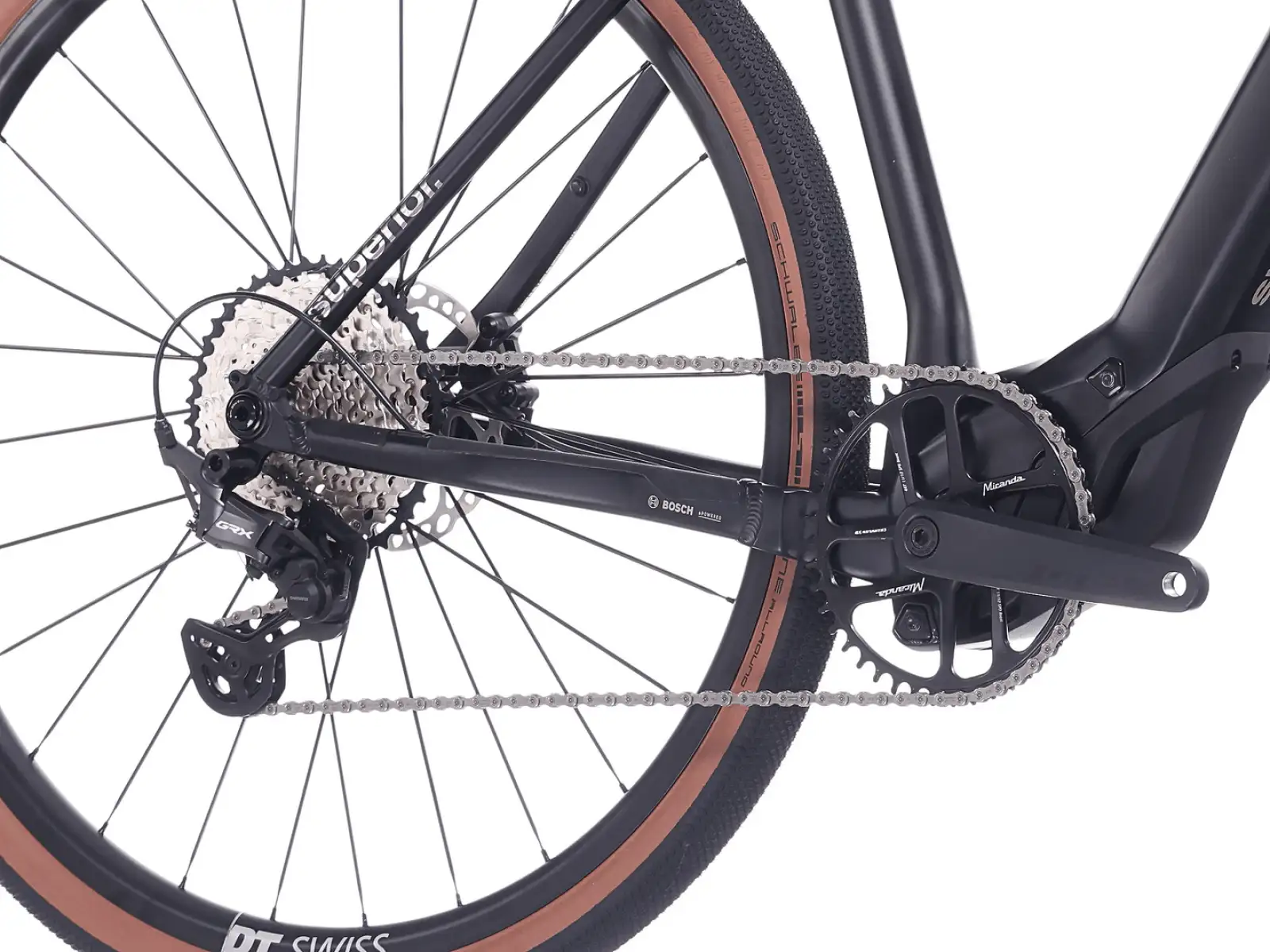 Superior iXR 6.5 gravel elektrokolo  Gloss Black / Matte Black