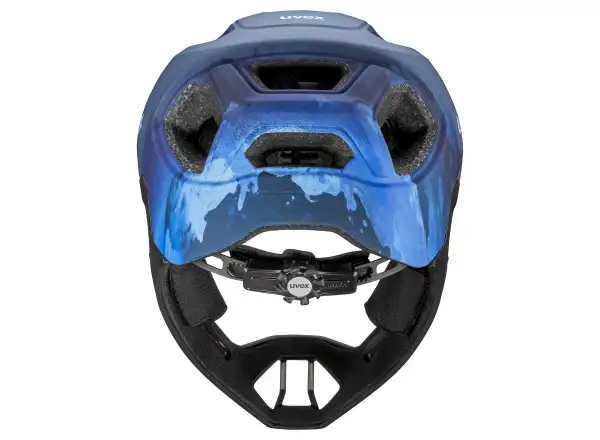 Uvex React JR Fullface MTB přilba Dusk blue matt