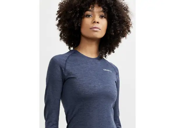 Craft Core Dry Active Comfort dámské triko dlouhý rukáv tmavě modrá