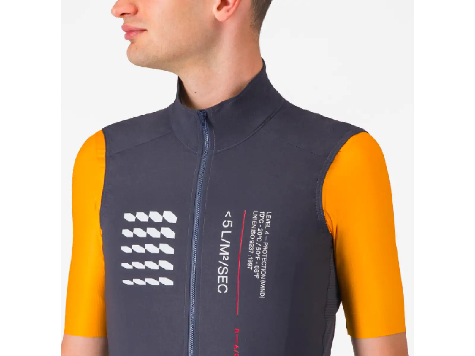 Castelli Espresso R-A/D pánská vesta Smoky Gray