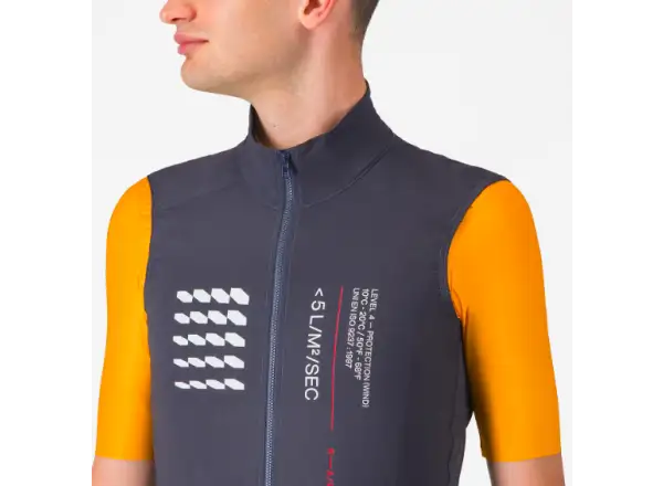 Castelli Espresso R-A/D pánská vesta Smoky Gray