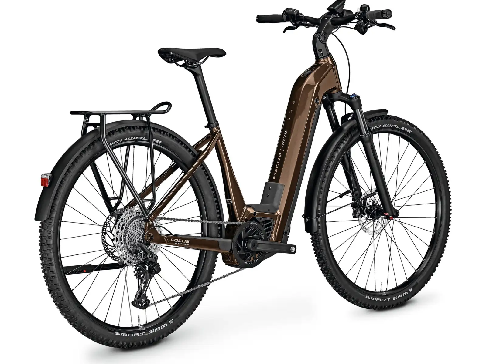 Focus Aventura2 6.8 WA 625Wh horské elektrokolo Godlbrown Glossy