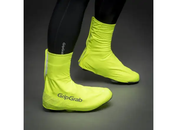 Grip Grab Ride Hi-Vis Waterproof návleky na tretry žlutá