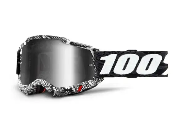 100% Accuri 2 sjezdové brýle Cobra/Mirror Silver Lens