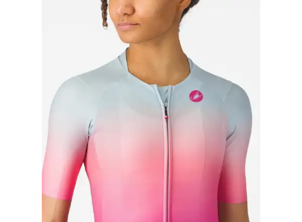 Castelli UPF W dámský dres Winter Sky/Violet Pink