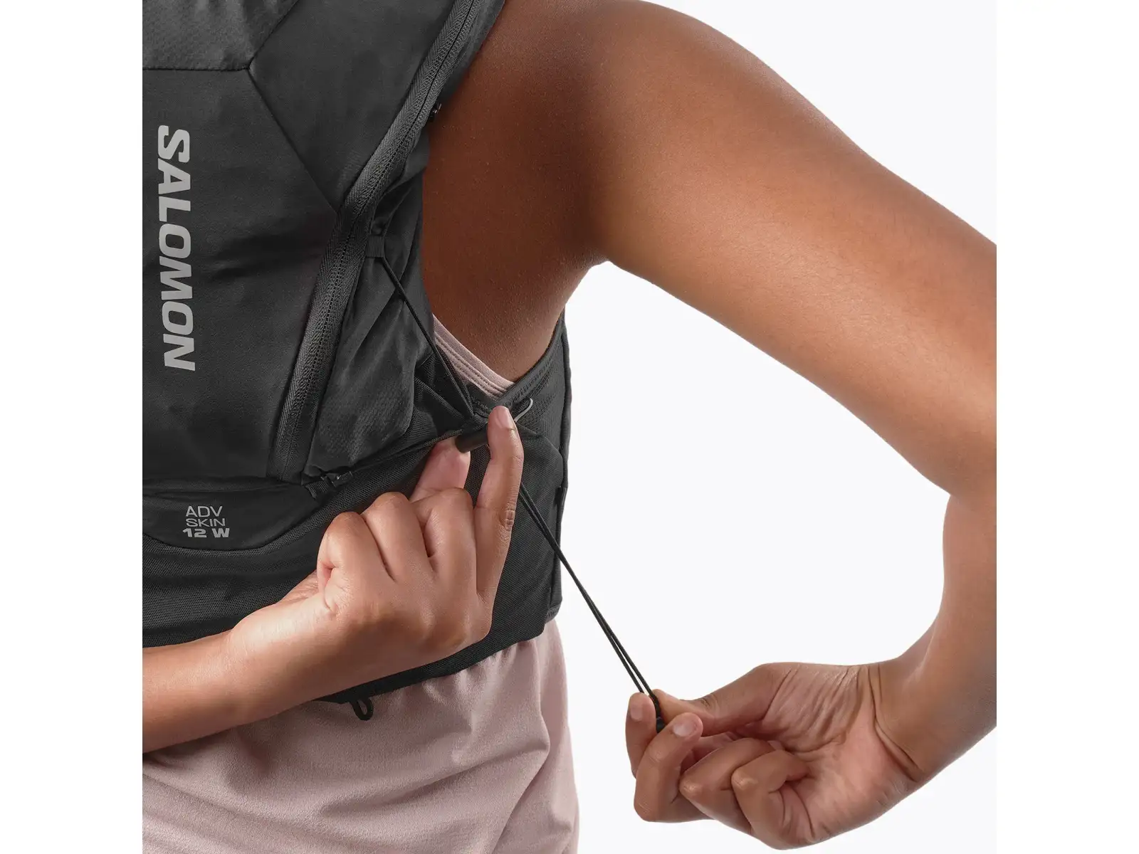 Salomon ADV Skin 12 Set dámská běžecká vesta Black/Asphalt