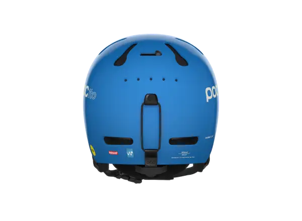 POC POCito Auric Cut MIPS dětská lyžařská přilba Fluorescent Blue