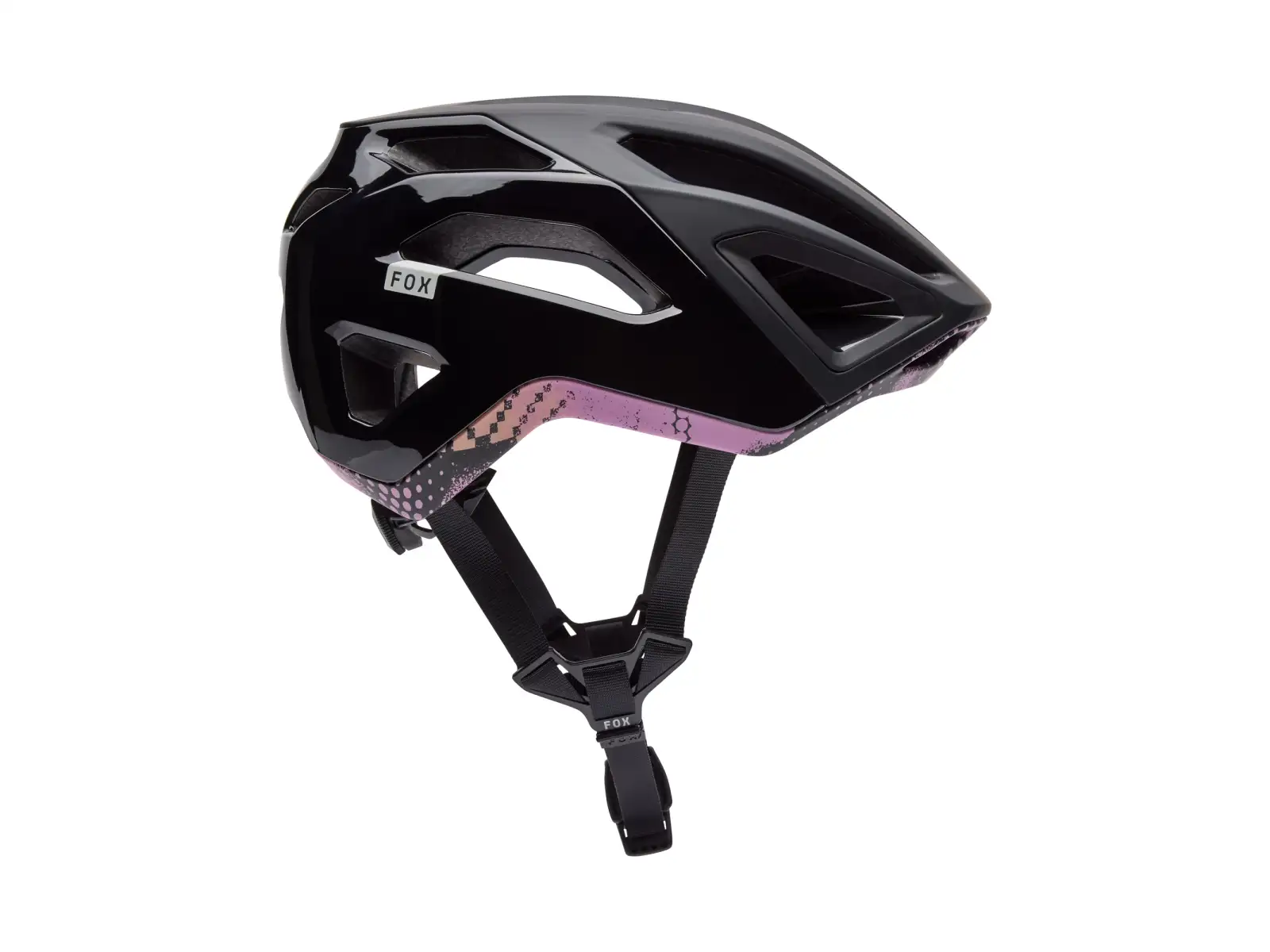 Fox Crossframe Pro Pulse MTB přilba Dusty Rose