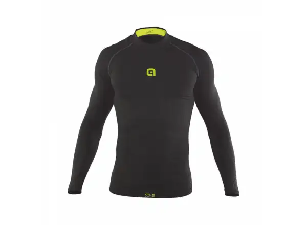 Alé Carbonio Dryarn® pánské funkční triko dlouhý rukáv černá vel. L-XL