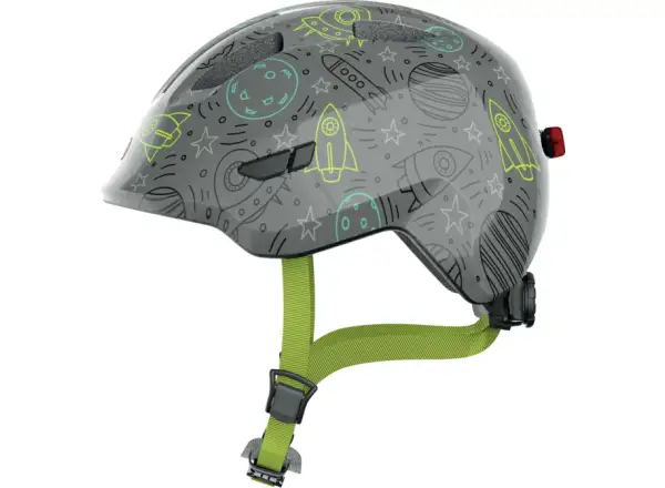 Abus Smiley 3.0 LED dětská přilba Grey Space