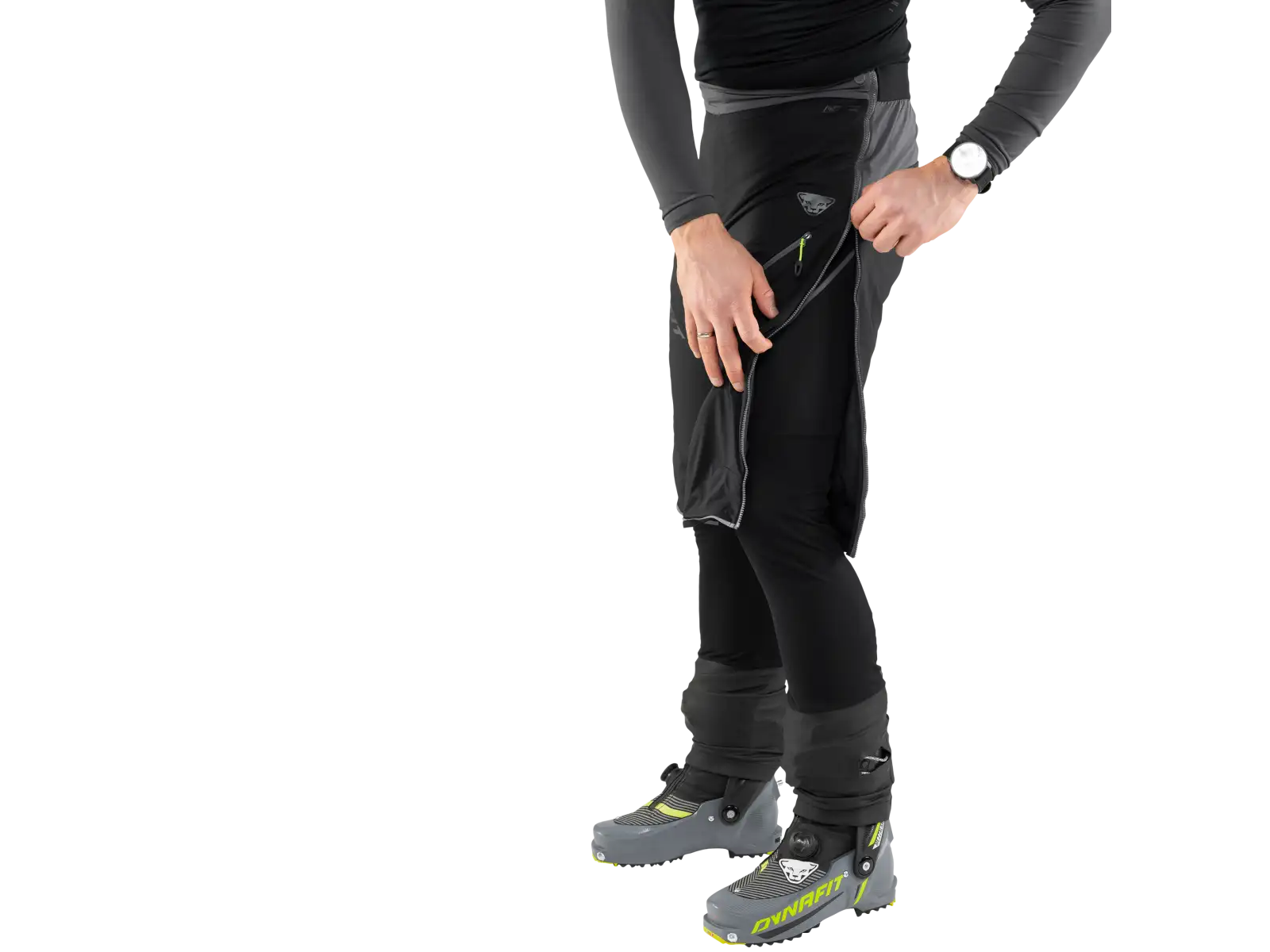 Dynafit Mezzalama Polartec Alpha Overshorts kraťasy černé