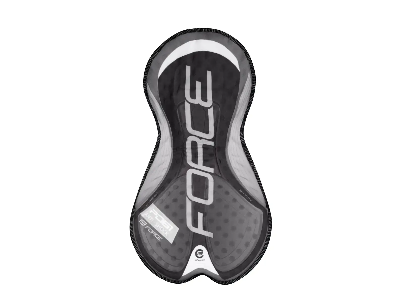Force Fame pánské kraťasy s vložkou a laclem černá/bílá