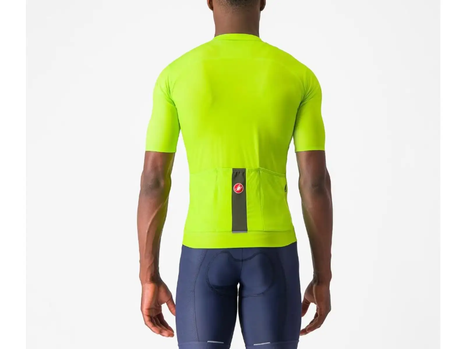 Castelli Elements pánský dres krátký rukáv Electric Lime