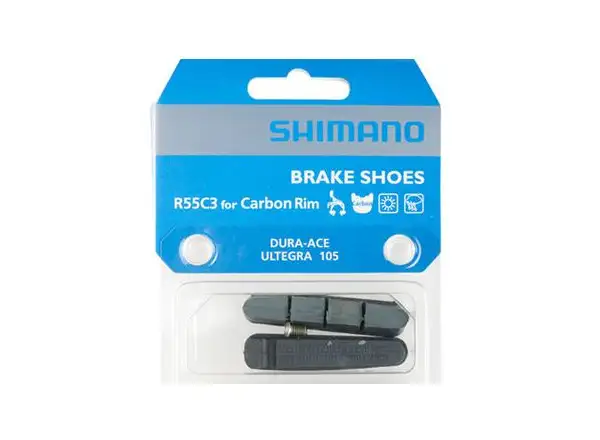 NE Shimano R55C3 Carbon brzdové gumičky pro Dura Ace/Ultegra/105