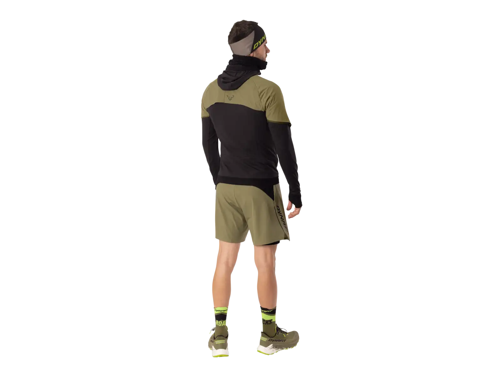 Dynafit Alpine Hybrid pánská běžecká bunda Military Green/Black Out