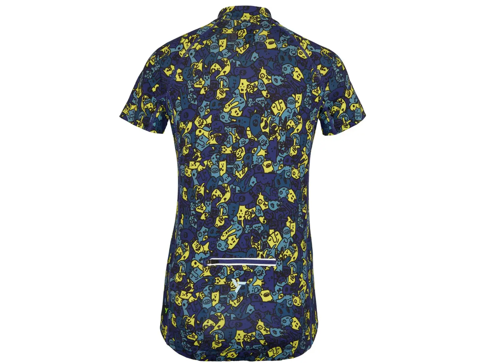 Silvini Scrivia dětský dres krátký rukáv Blue/Neon