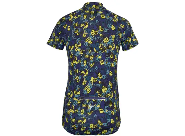 Silvini Scrivia dětský dres krátký rukáv Blue/Neon