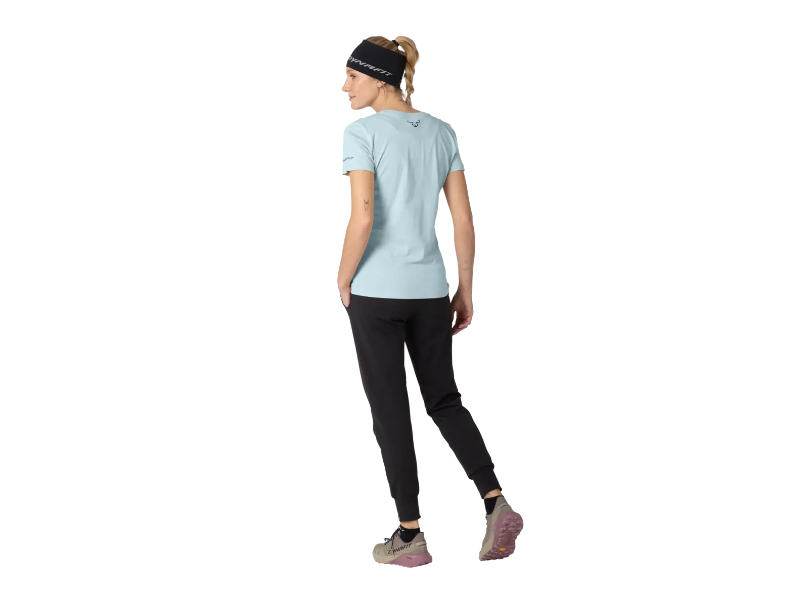 Dynafit Graphic Cotton dámské triko krátký rukáv Cloud Blue/Tabloid