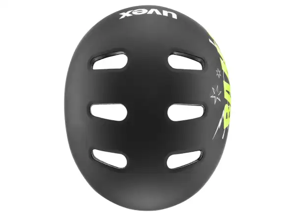 Uvex Kid 4 Style dětská přilba Bam Black/Lime Matt