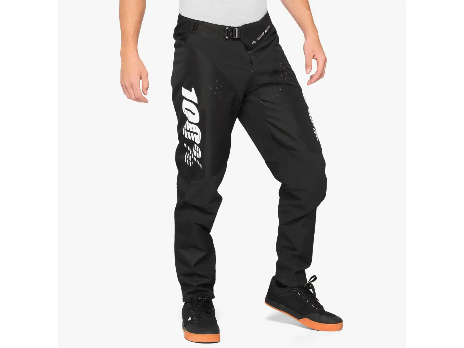 100% R-CORE Youth dětské kalhoty Black