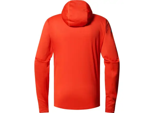 Haglöfs L.I.M Mid Multi Hood pánská mikina s kapucí červená