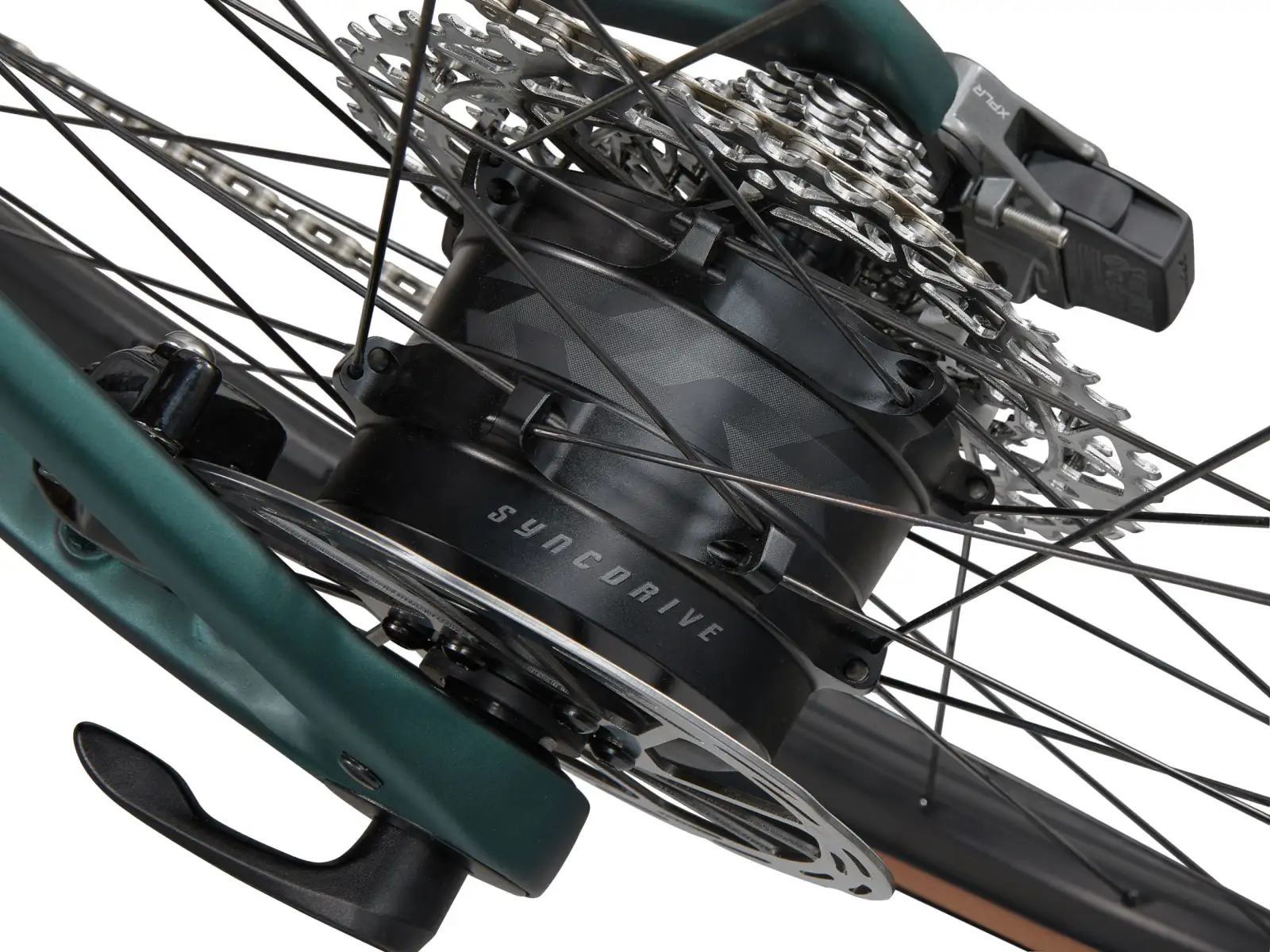 Giant Defy Advanced E+ EL AR silniční elektrokolo Kelp Forest