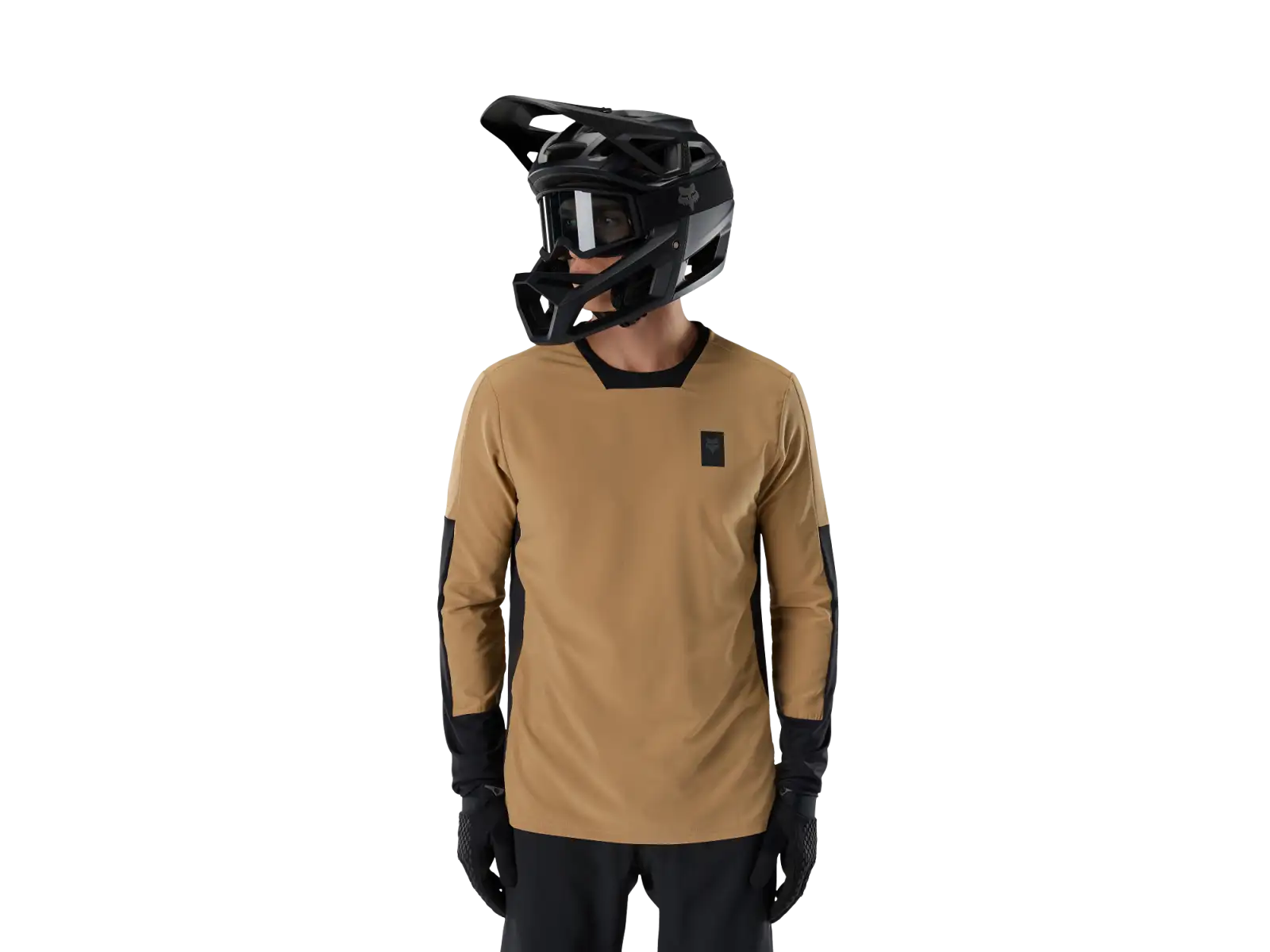 Fox Defend Thermal pánský dres dlouhý rukáv Brown Sugar