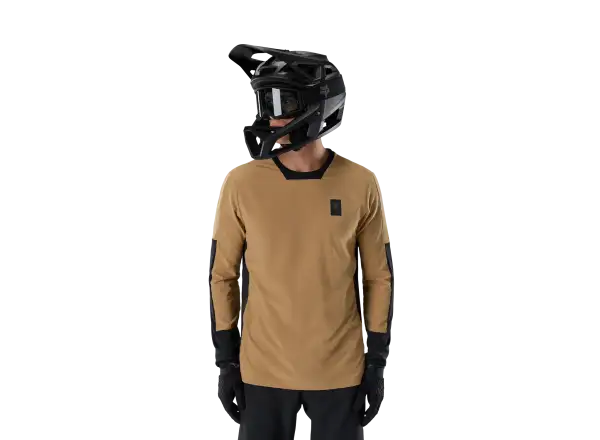Fox Defend Thermal pánský dres dlouhý rukáv Brown Sugar