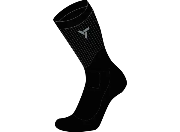 Silvini Lattari merino ponožky Black