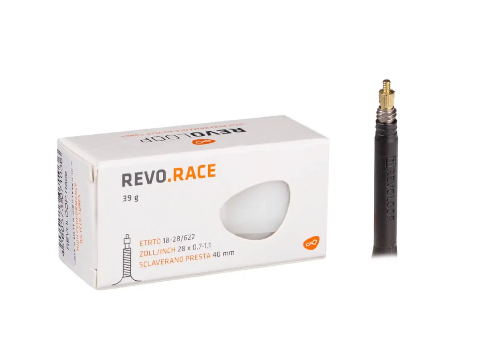 Revoloop Race silniční duše 18/28-622 FV40 gal. ventil