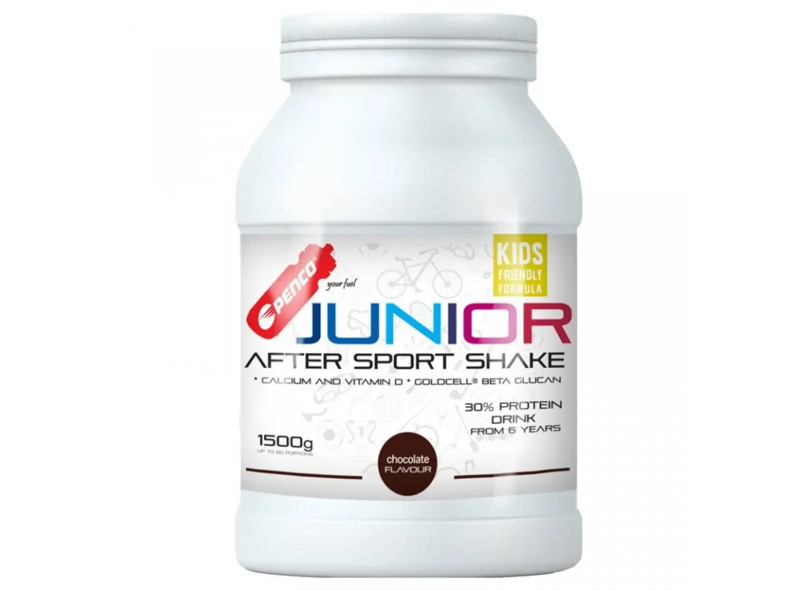 Penco Junior After Sport Shake regenerační nápoj pro juniory 1500g banán, expirace 6/2023
