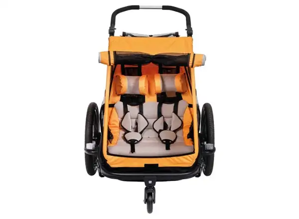 XLC DUOs BS-C10 dvoumístný závěsný vozík 20" Marigold/Anthrazit