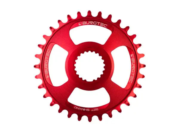 Burgtec Thick Thin DM Shimano převodník 34 zubů červená