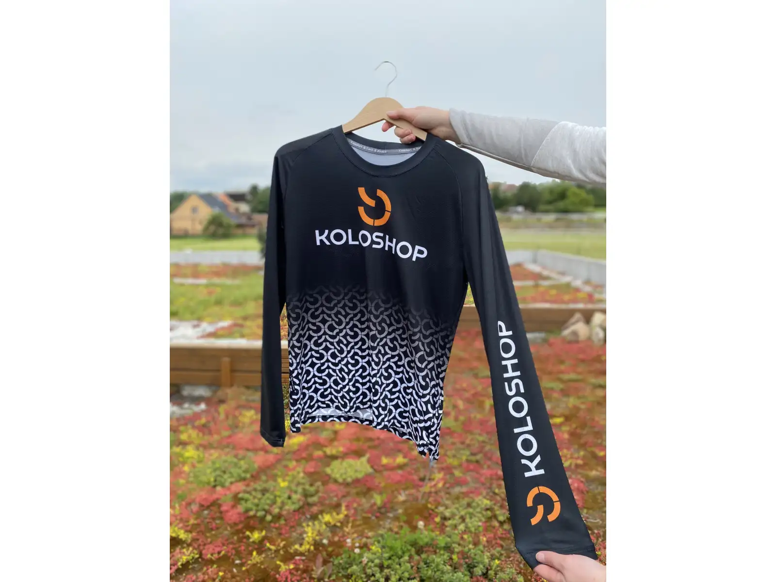 Koloshop Sensor pánský dres dlouhý rukáv Black