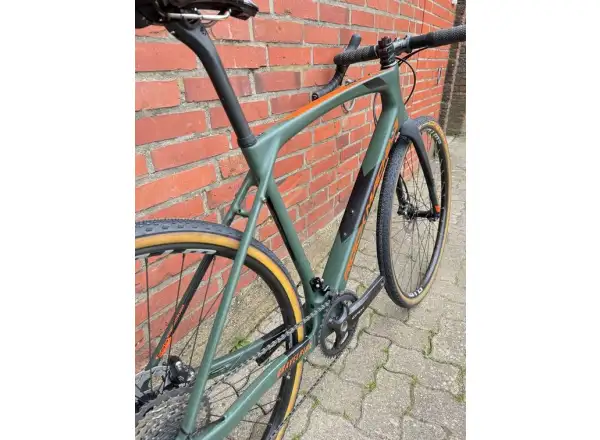 Rock Machine Gravelride CRB 900 khaki/oranžová gravel kolo