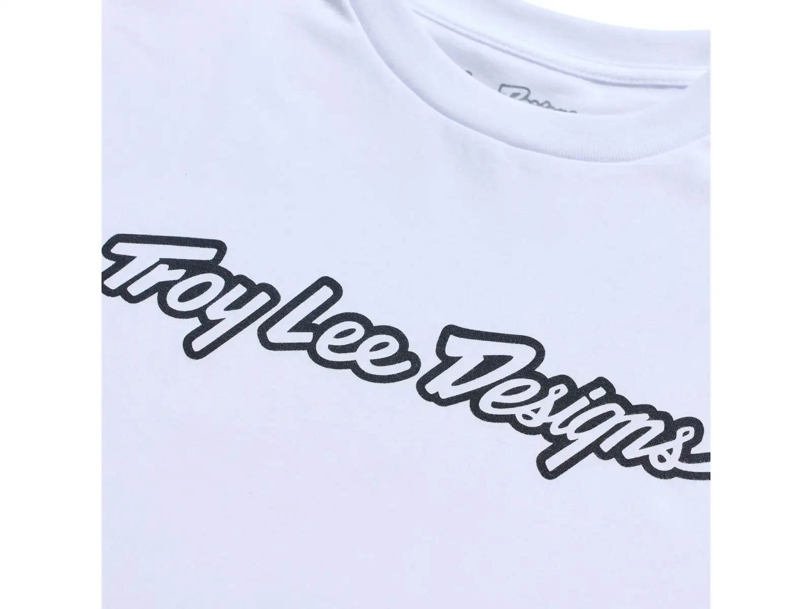 Troy Lee Designs Signature pánské triko krátký rukáv White/Black