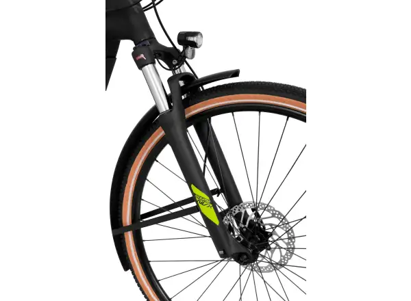 Rock Machine Crossride e500 B Touring krosové elektrokolo Matte Black/Grey