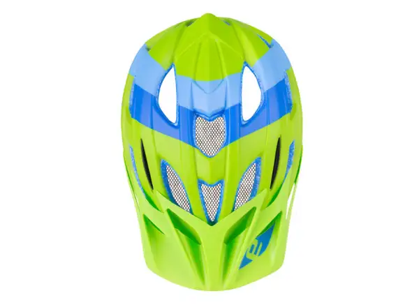Etape Hero dětská cyklistická přilba zelená/modrá matná