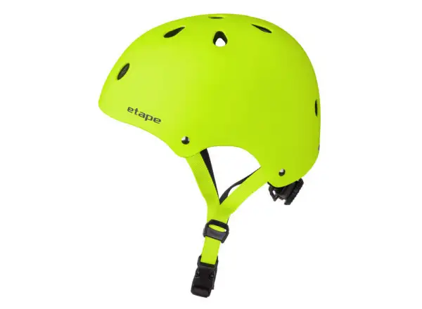 Etape Caddy dětská přilba žlutá fluo mat
