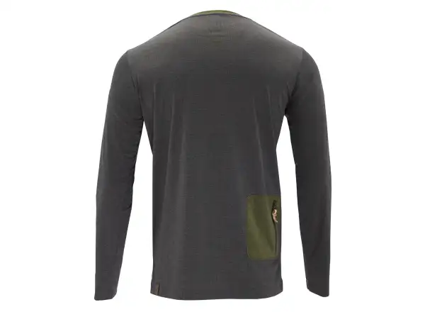 Silvini Casalo pánské triko dlouhý rukáv Charcoal/Olive